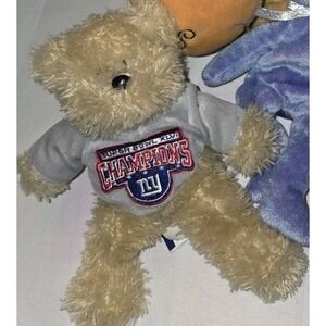 NFL NY Giants Super Bowl 42 Champions Hoody Bear, Forever Collectibles Rare Item